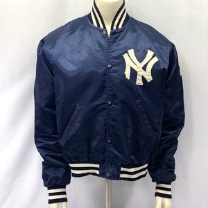 Vintage 80's Starter NY Yankees Satin Jacket L